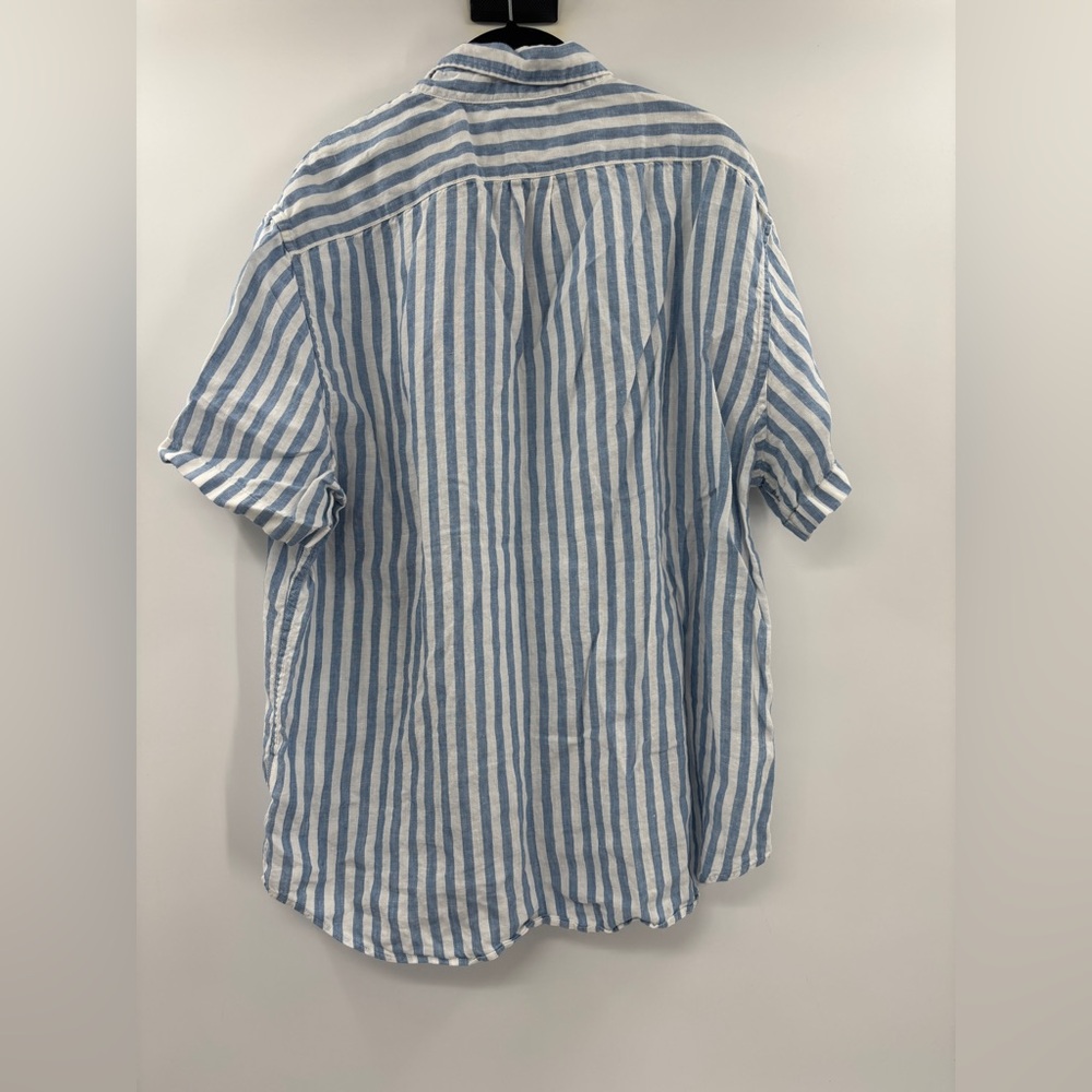 J.Crew Short-sleeve Baird McNutt Irish linen shirt - Picture 4 of 8